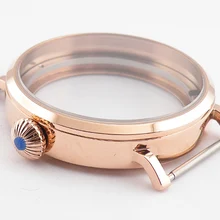 Parnis 46 мм PVD золотой чехол из нержавеющей стали подходит для 6497 6498 ST3620 мужские часы P170