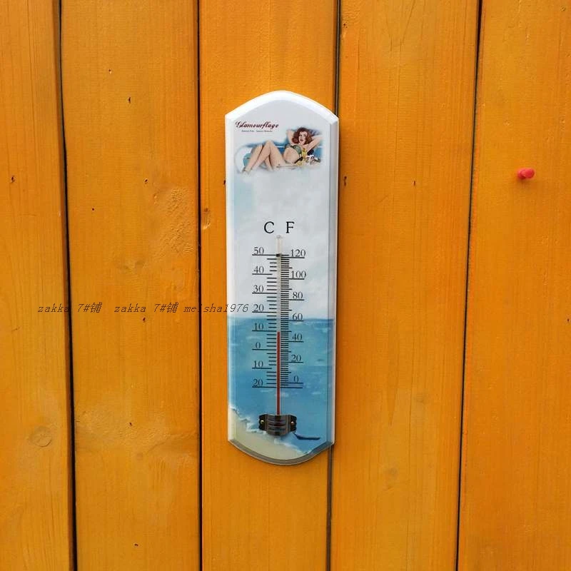 

Europe and America to do the old retro rural rustic restaurant bar cafe decorative thermometer