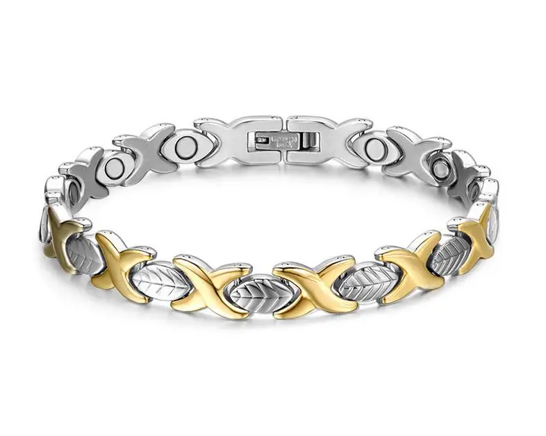 Free Shipping! Fashion Women Ladies Stainless Steel X Powerful Energy