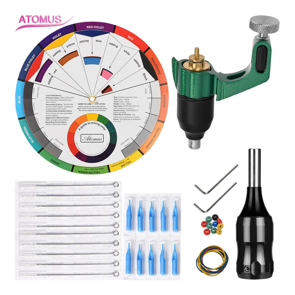 

Rotatory Permanent Makeup Set Tattoo Kits Machine Kit Tatuajes Tatuar Tatoo Pedal Rotary Pen Beginner Tatto Professional Maquina