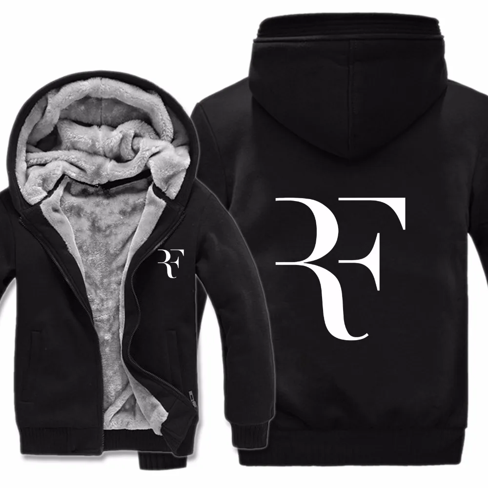 

The Roger Federer Pefect Hoodies Jacket Winter Pullover Man Coat Men Wool Liner Fleece Unisex The Roger Federer Sweatshirts
