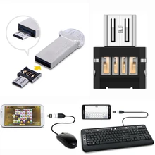 Micro USB To USB OTG Adapter For Android Converter Usb 2.0 OTG For Samsung HTC Huawei Smartphone Tablet Pc With OTG