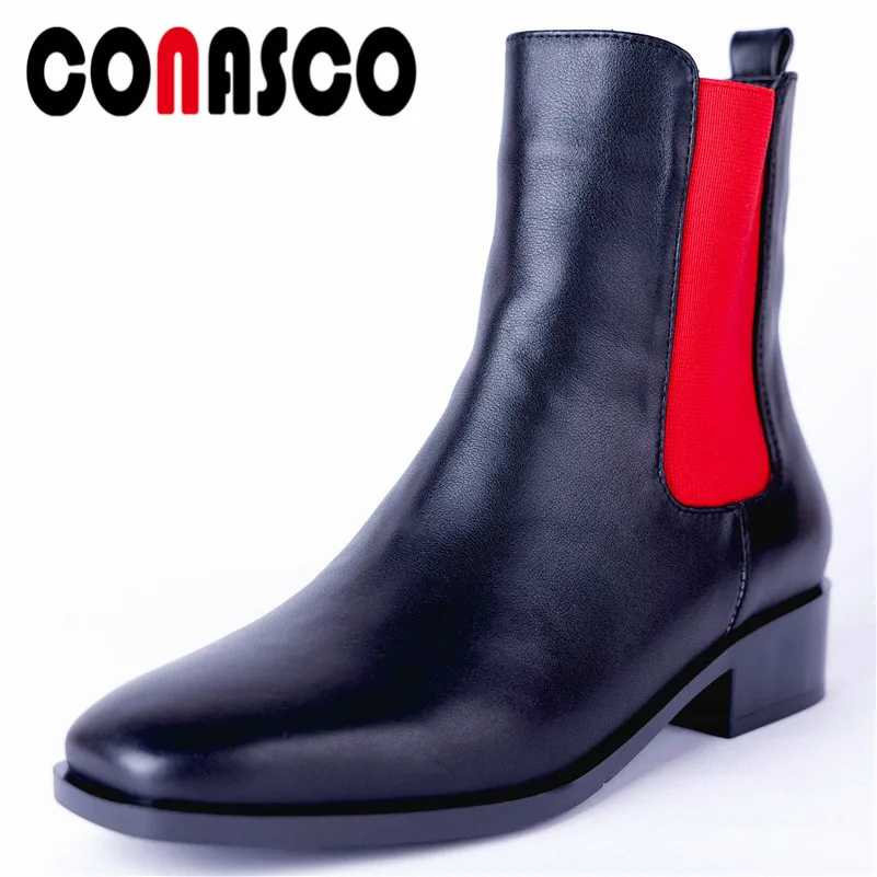 square toe mid calf boots