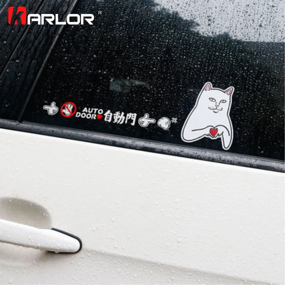 

Show Love Funny Personality Car Stickers Reflective Waterproof Decal Removable Automobile For Decoration Car Styling Accessories