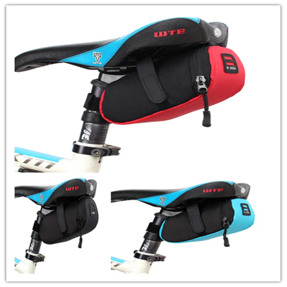 

FDBRO Saddle Bolsa Bicicleta Accessories Nylon Bicycle Bag Bike Waterproof Storage Saddle Bag Seat Cycling Tail Rear Pouch Bag