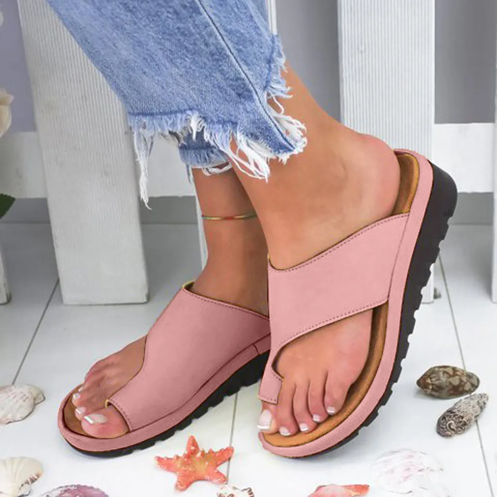 

Retro Bohemia Clip Toe Sandalias Mujer 2019 Soft Bottom sandals women Non-Slip Zapatos De Mujer Comfortable Platform Sandals