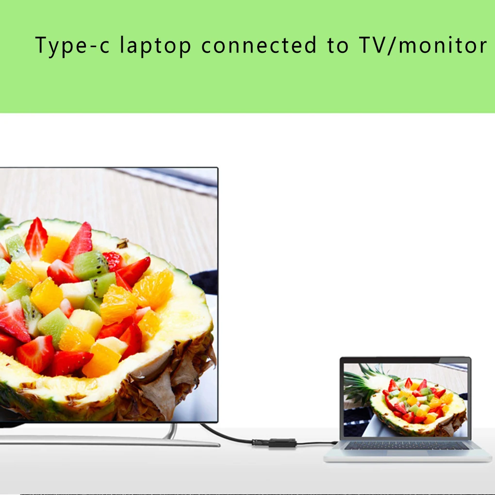 Type-c-HD Женский адаптер USB-C-VGA видео кабель мужчин и женщин 4K шнур-переходник Замена для Macbook ноутбука