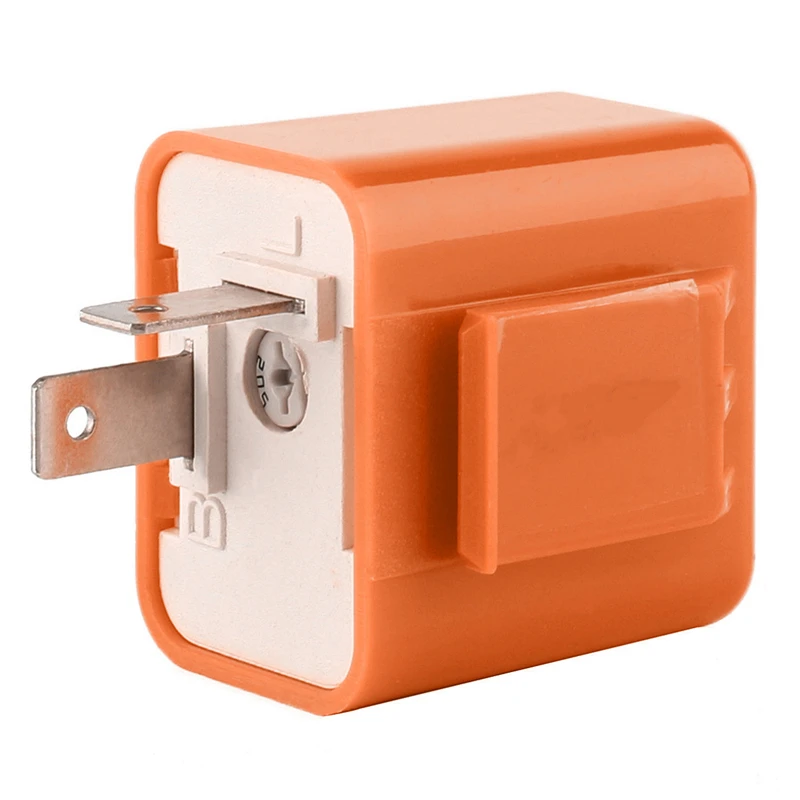 

12V 2 Pin Adjustable Frequency LED Flasher Relay Turn Signal Blinker LED Indicator For Motorcycle Motorbike Accessories