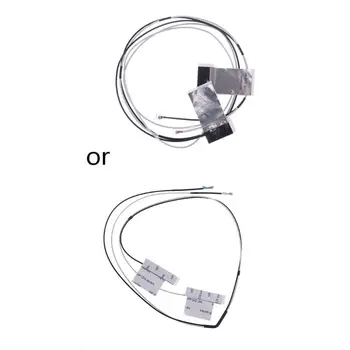 

1 Pair aluminum high Sensitivity Universal Laptop Mini PCI-E Wireless Wifi Internal Antenna Black+White