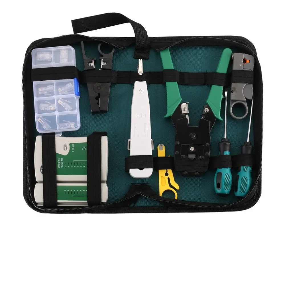 

Network Tool Combination Set Cable Clamp Tester Crystal Head Stripping Knife