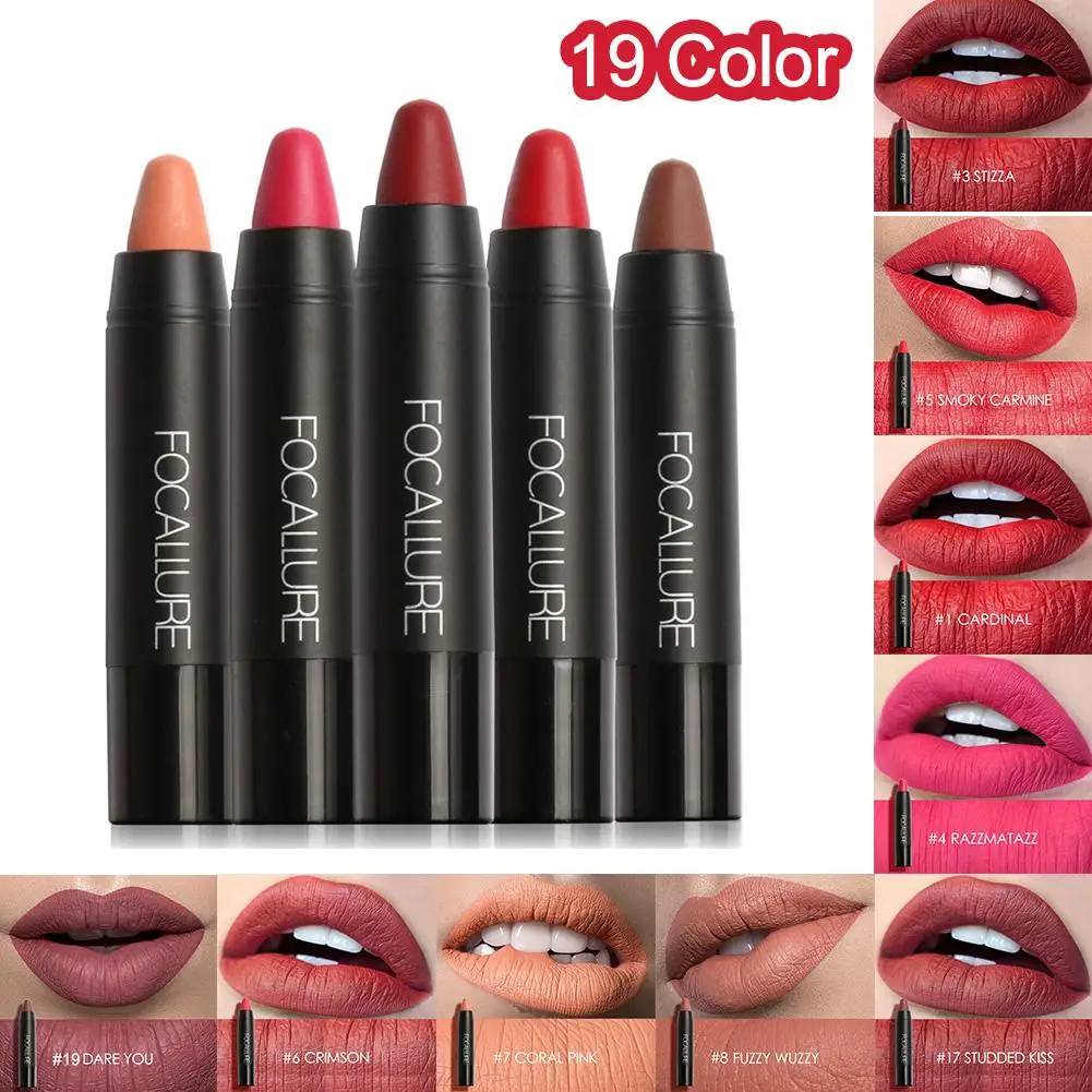 Women Matte Waterproof Long Lasting Lipstick Pen Cosmetics Makeup