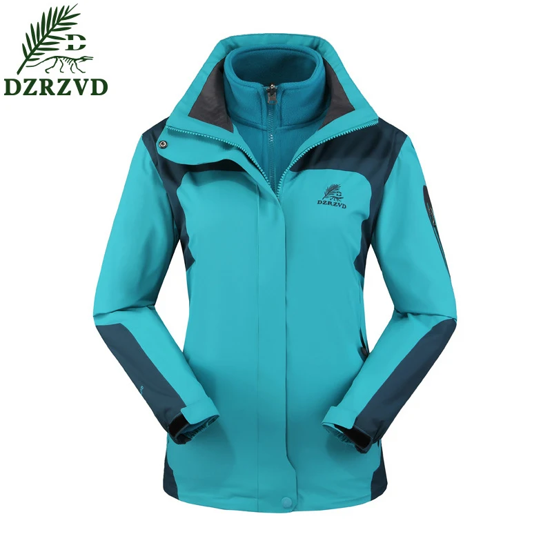 DZRZVD Brand Women Outdoor Waterproof Hiking Jackets Winter Travel