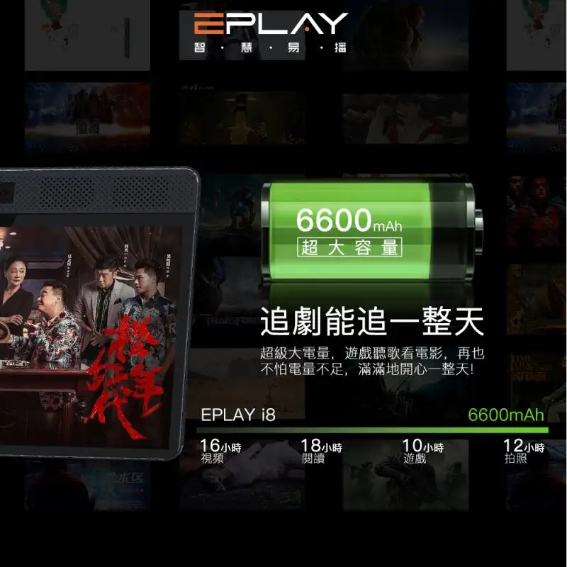  Eplay i8 tv tablet 10.1 inch Android 7.1 PC lifetime free iptv box upgrade from Evpad tablet i7 fre