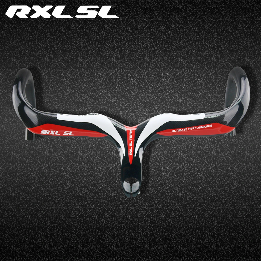 Велосипедный карбоновый руль RXL SL дорожный 2017 дюйма 3K глянцевый велосипедный