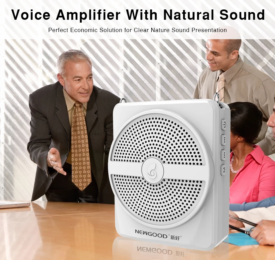 10W Mini Audio Speaker Portable Voice Amplifier Stereo Sound Microphone Loudspeaker tf card for teachers Tour Guide Speech (1)