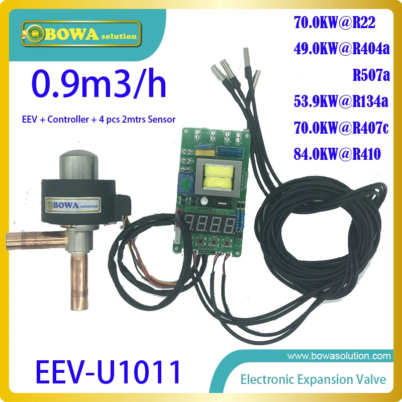 Universal electronic expansion valve unit is working independently and