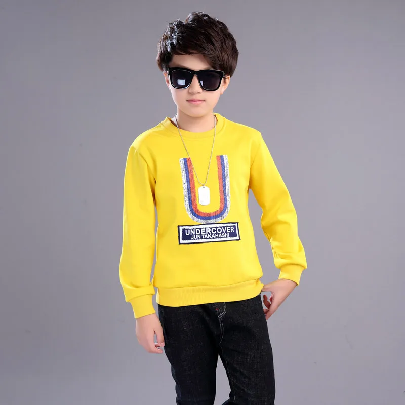 

2017 Pattern Children's Garment Korean Down Long Sleeve T-shirts Kids Clothing