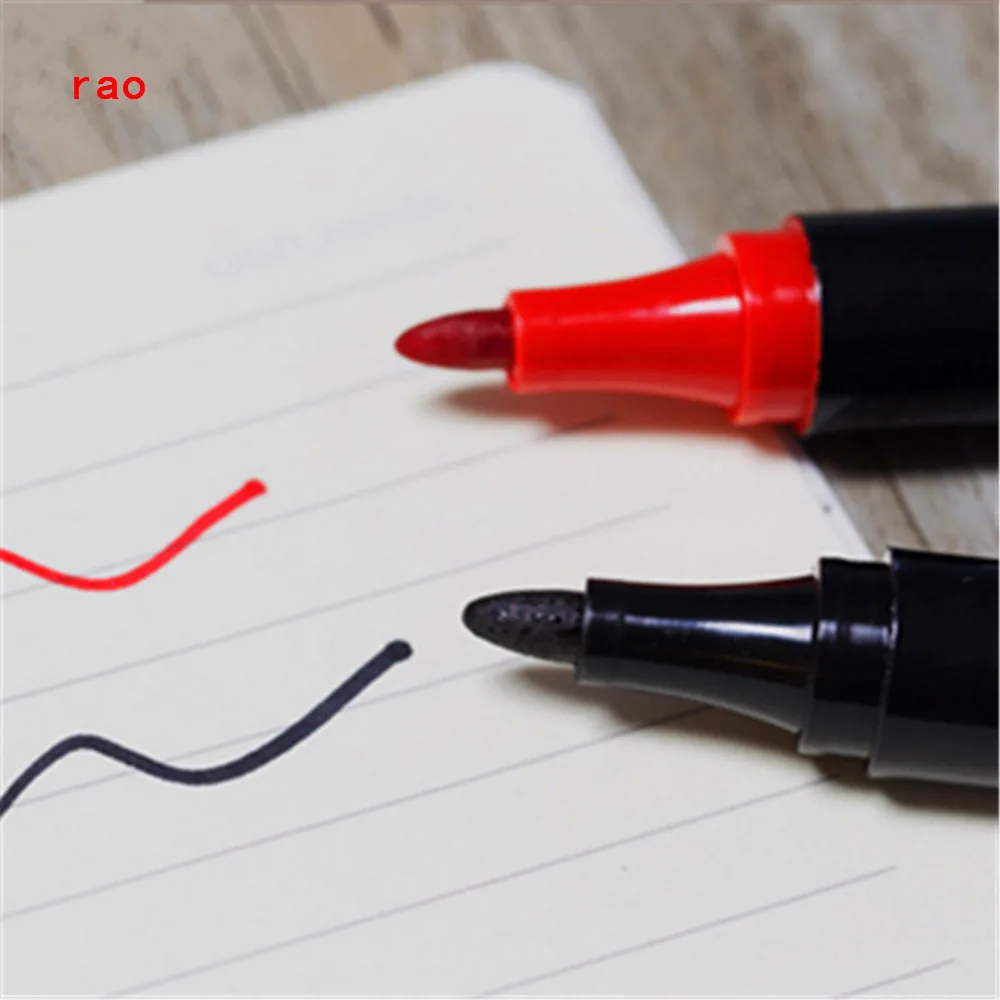 Гладкая Водонепроницаемая ручка для письма S55, черная, синяя, красная, маркер для офиса, школы, канцелярские принадлежности, маркер, большая масляная многофункциональная марковая ручка