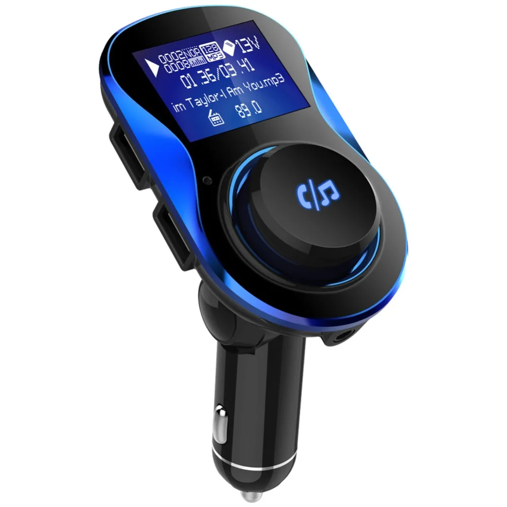 SOONHUA Car Bluetooth Kit Wireless FM Transmitter MP3 Audio Player Handsfree Calling With USB AUX For Car Charger Phone Charger SOONHUA Car Bluetooth Kit Wireless FM Transmitter MP3 Audio Player Handsfree Calling With USB AUX For Car Charger Phone Charger