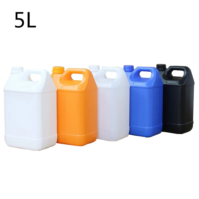 5 liter Plastic Jerry Can Food Grade Liquid Alcohol Containers Leakproof  Refillable bottle Storage Container 2Pcs