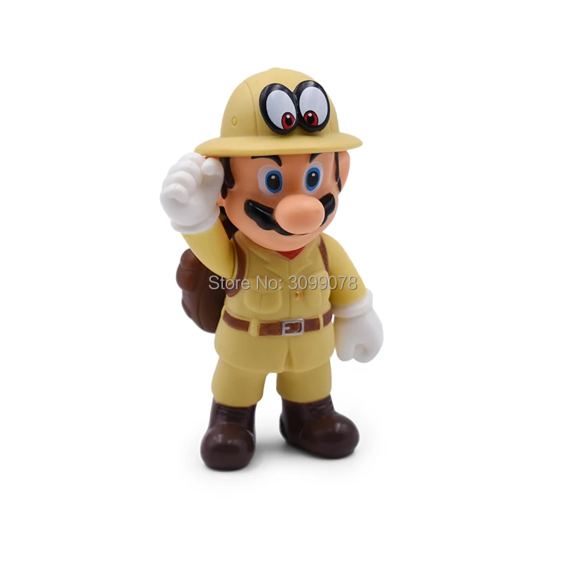 13 см Super Mario Bros Луиджи, Марио, Йоши Купа Йоши Марио Maker Odyssey гриб Toadette PVC Фигурки игрушки модельные куклы