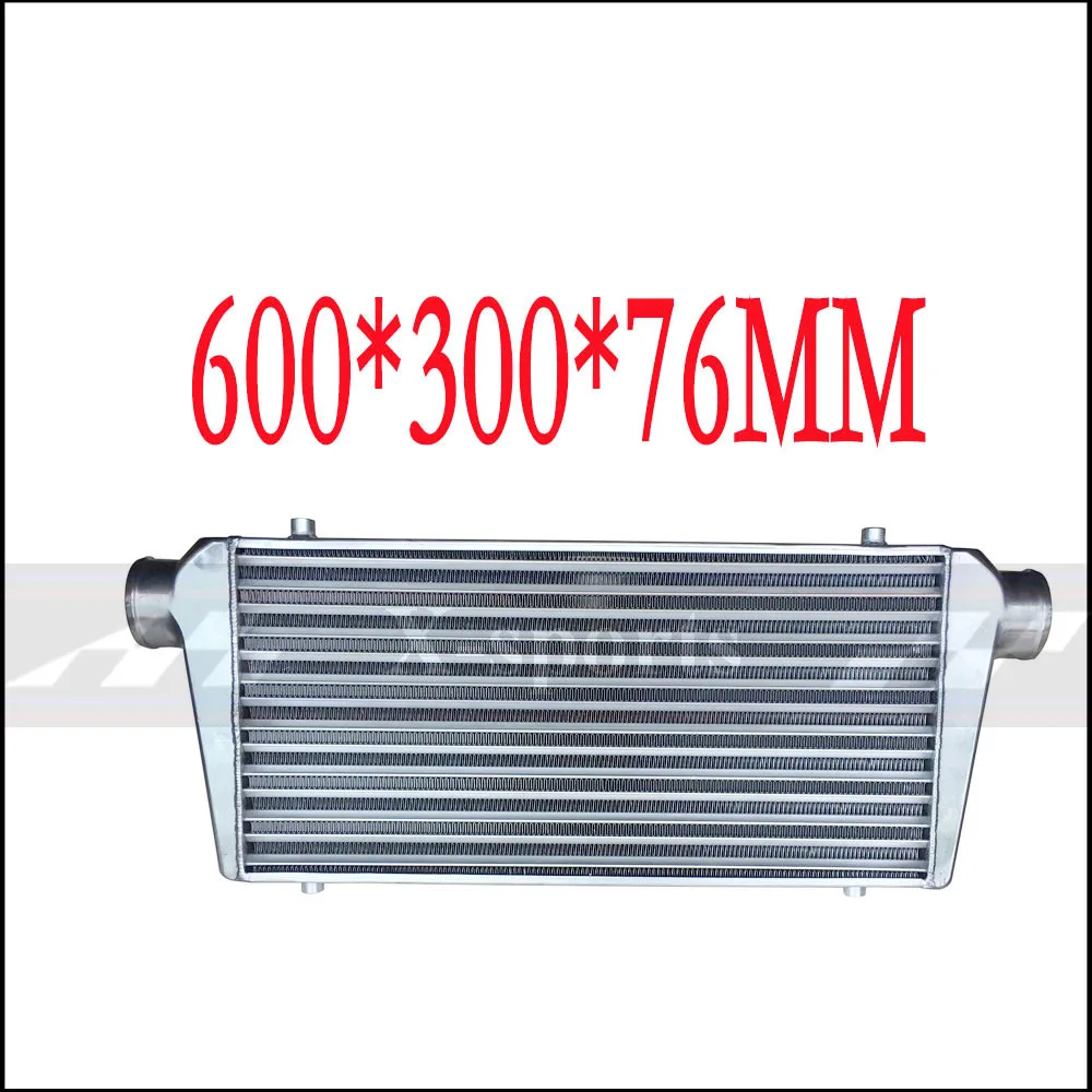 

Car Cooling System Turbo Parts Radiator Intercooler Front Mount Universal High Quality Aluminum Silver Core Body 600*300*76