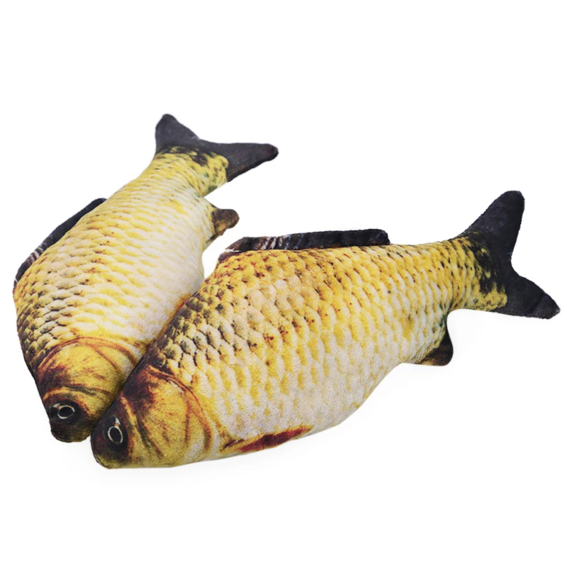 Cat Favor Plush Catnip Fish Toy for Cat Scratch Board Scratching Post