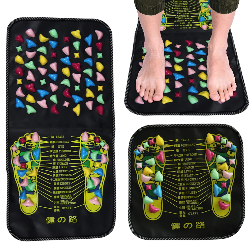 Reflexology Massage Mat Foot Stone Leg Pain To Relieve Walk Massager