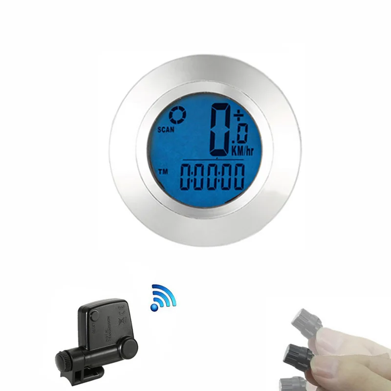 

Cycling Computer Temp Tachometer Bicycles Speedometer Stopwatch Rainproof Wireless Odometer Bike Computer LCD Backlight
