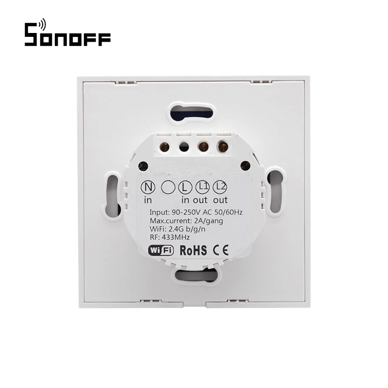 Sonoff T1 ЕС США Великобритания Wifi переключатель умный настенный сенсорный