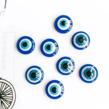 

12mm Round Resin Glass Cabochon Stone Fit Earring Pendant Base Jewelry Components Diy Material for Toys 100pcs