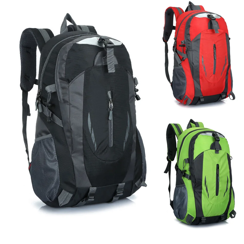 

40L High Capacity Waterproof Backpack High Quality Man and Women School Travel Shopping Rucksack 3 Colors Popular