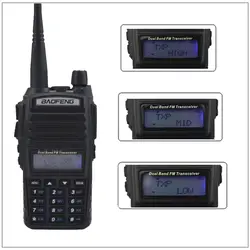 8 Вт высокой мощности Мощность Выход UV-82 Baofeng Радио иди и болтай Walkie Talkie “иди и Dual Band 136-174 МГц & 400-520 Любительское радио МГц трансивер Baofeng UV 82