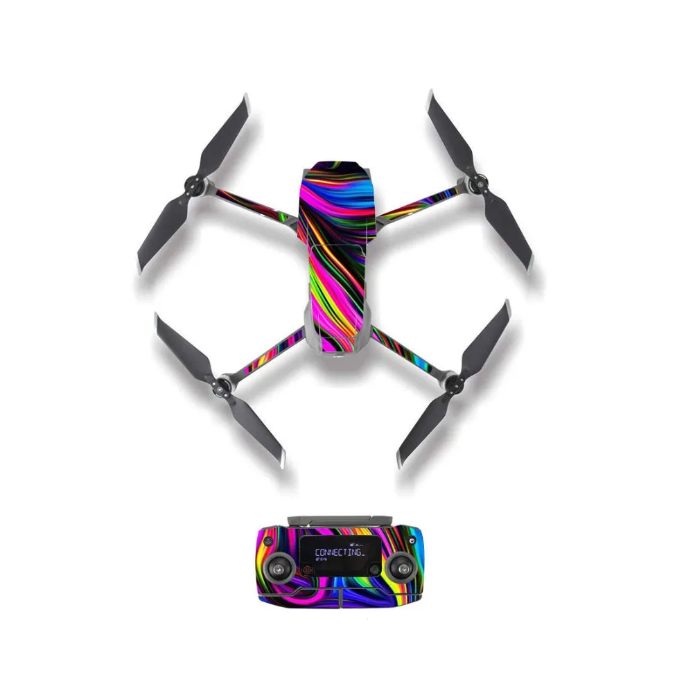 

Cool Art Style Skin Sticker for DJI Mavic 2 Pro & Zoom Drone Body Remote Controller Battery Protection Film 4 Styles