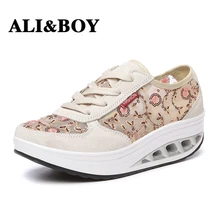 ALIBOY Shake toning shoe walking women platform shoes font b weight b font font b loss