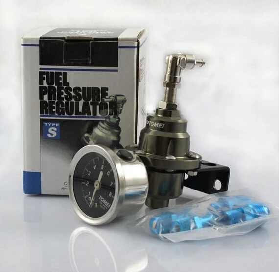 

FREE SHIPPING universal fuel regulator fuel regulator pressure set WITH fuel pressure gauge