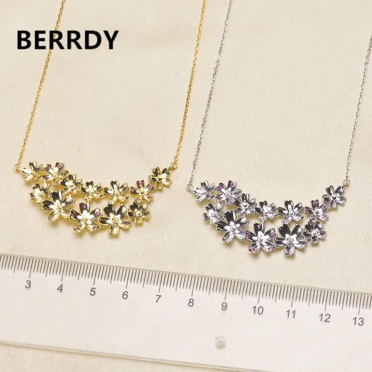 

2 Color 925 Silver Fashion Pearl Necklace Mounting Chain, Necklace Settings Jewelry Parts Fittings Charm Accessories