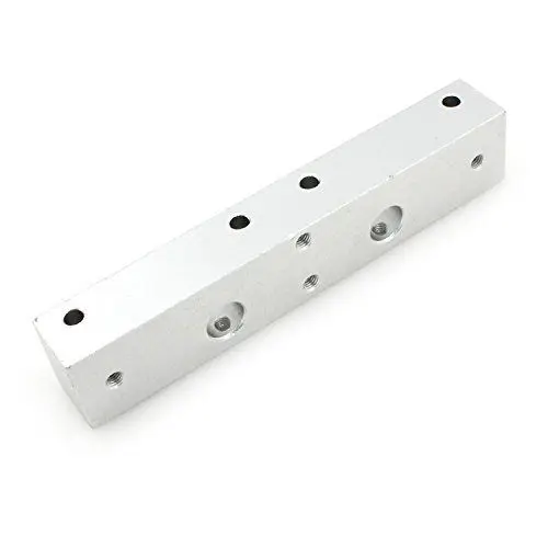 Best Price MK10 Extruder Dual Head Mount Bar M7 Hole Bracket Block for CTC MAKERBOT WANHAO D4 D4S 3D Printer Part Best Price MK10 Extruder Dual Head Mount Bar M7 Hole Bracket Block for CTC MAKERBOT WANHAO D4 D4S 3D Printer Part