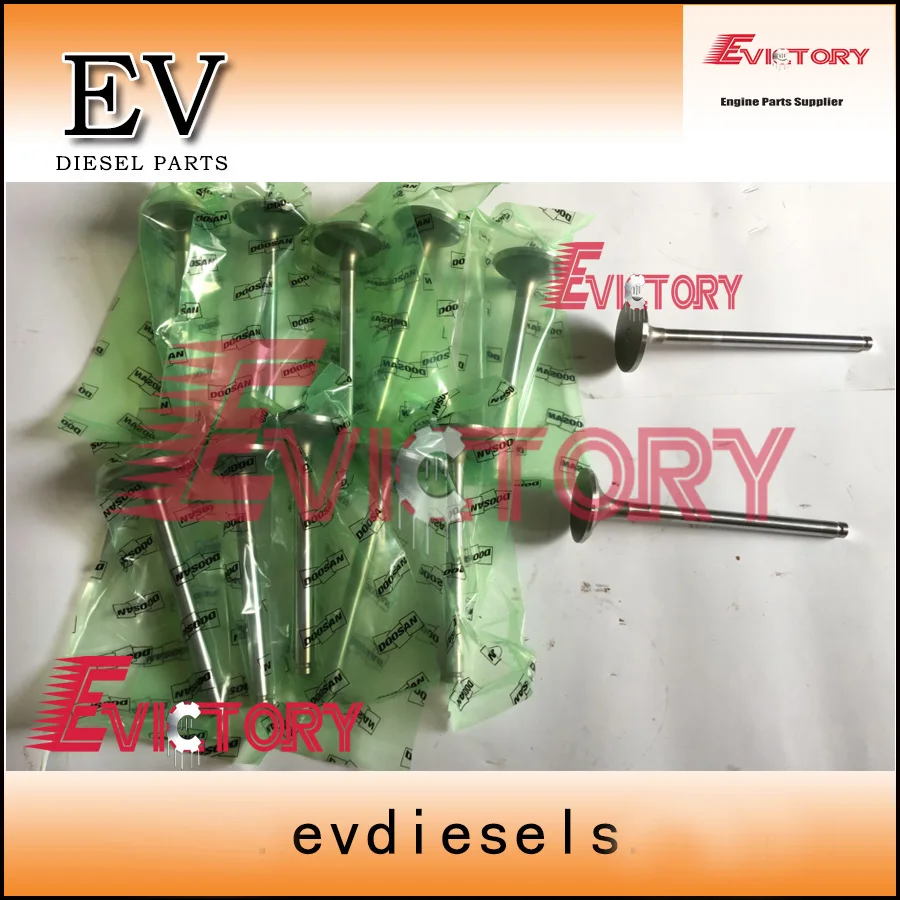 

genuine DE12 DE12TIA DE12TIS Valve +guide +valve seat For Doosan Excavator DH370