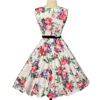 Femmes Robe D'été 2022 Dames Floral Rétro Robes Vintage 50 s 60 s Casual Parti Robe Rockabilly Robe Plus La Taille robes mujer ► Photo 2/6