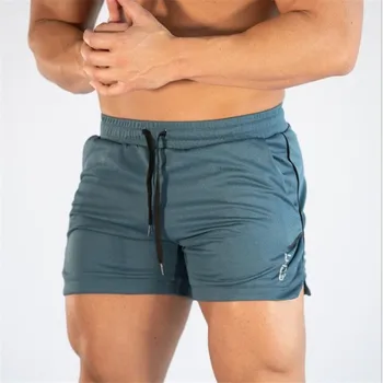 

2019 New Arrival Summer Fashion Brand Men Gyms Shorts Fitness Bodybuilding Short Pants Beach Shorts Elastic Waist Shorts