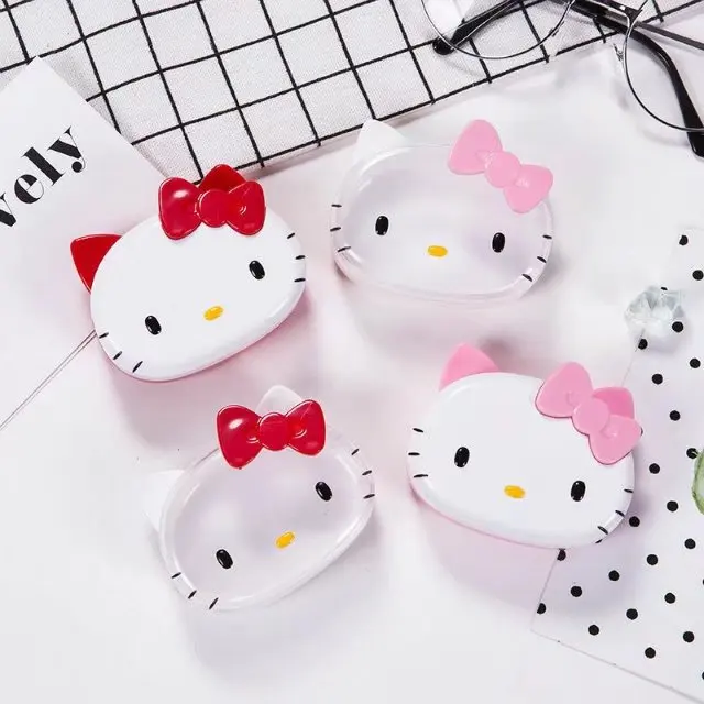 Милые розовые 3,5 мм стерео наушники-вкладыши hello kitty с микрофоном для телефонов с коробкой для хранения