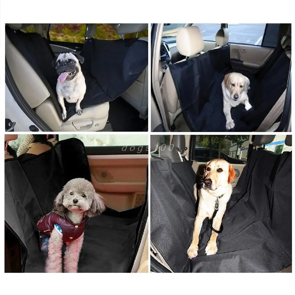 Pet Чехол для на автомобильное сиденье для перевозки собак для заднего сиденья Водонепроницаемый Гамак Стиль Открытый Чехол для автомобиля для собак