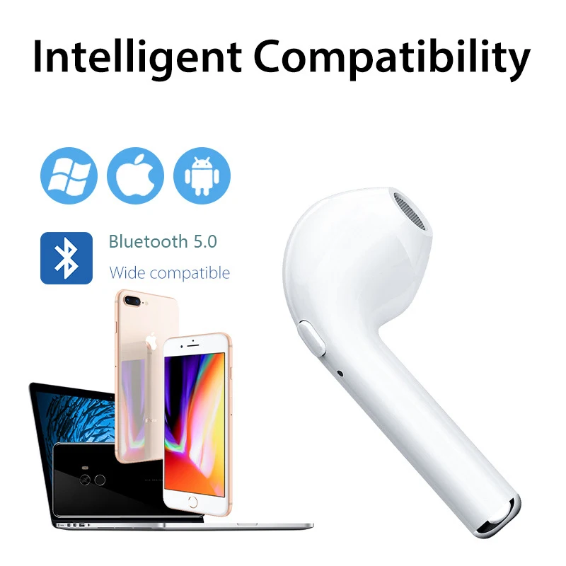 Мини Bluetooth наушники i7s tws беспроводная гарнитура Спортивная HD стерео беспроводные