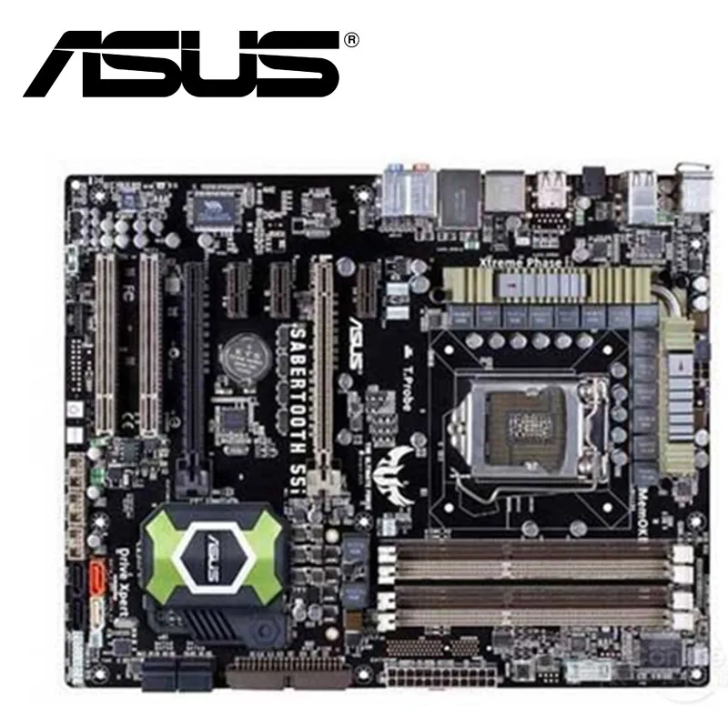 Настольная Материнская плата Asus SaberTooth 55i P55 Socket LGA 1156 i3 i5 i7 DDR3 16 ГБ ATX UEFI BIOS