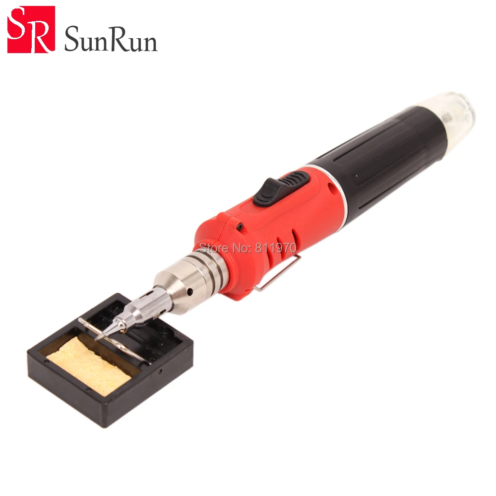 

HS-1115K Gas Soldering Iron Self-Ignition 10-in-1 Cordless Welding Torch Kit Tool