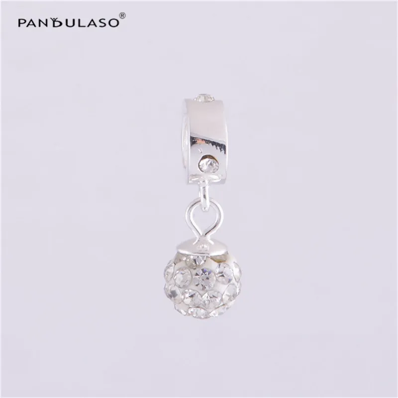 

925 Sterling Silver Jewelry Charms Beads Fits European Charm Bracelet & Choker CZ Stones Inlaid Dangle Beads Women DIY Jewelry