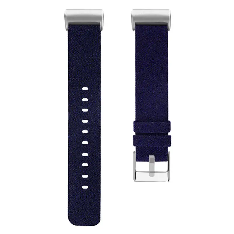 8 цветов, ремешок для Fitbit Charge 3, умный Браслет, сменный мужской Т-образный ремешок, холст, нейлон, мужские и женские умные часы, аксессуары - Цвет: 2