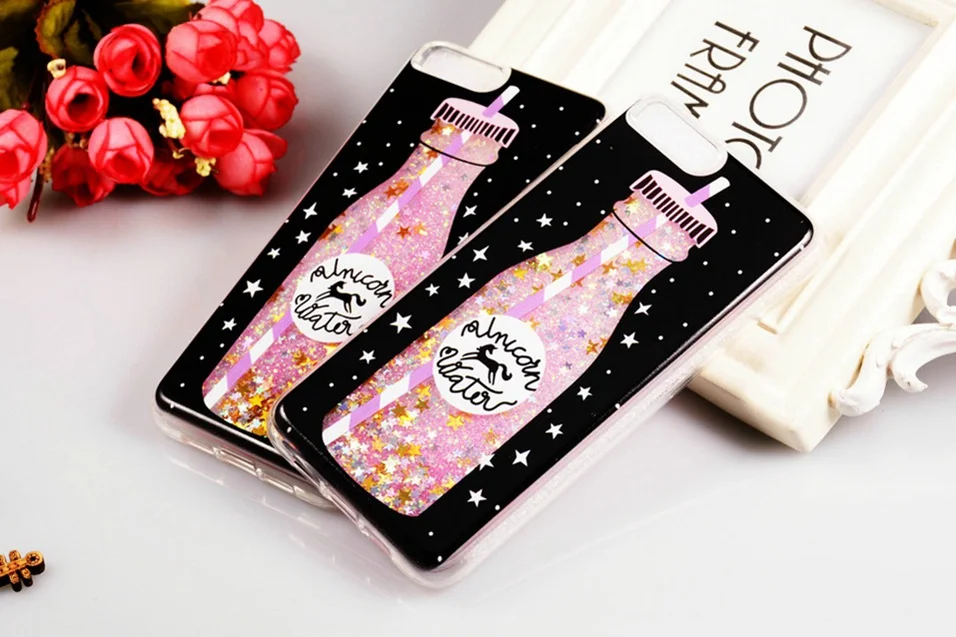 WhaY Quicksand Case For Xiaomi Mi 6 Cover TPU Silicone Fundas Drink Bottle Liquid Glitter Cover Xiomi Xaomi Mi6 Case Couque Capa (1)