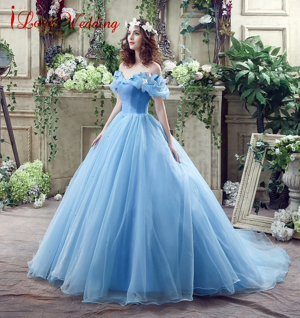 Blue Ball Gowns